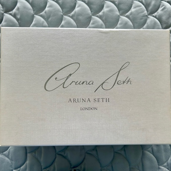 Aruna Seth - Graphite Butterfly Pumps - Size 38 - All Leather - Made in Italy - Picture 12 of 16